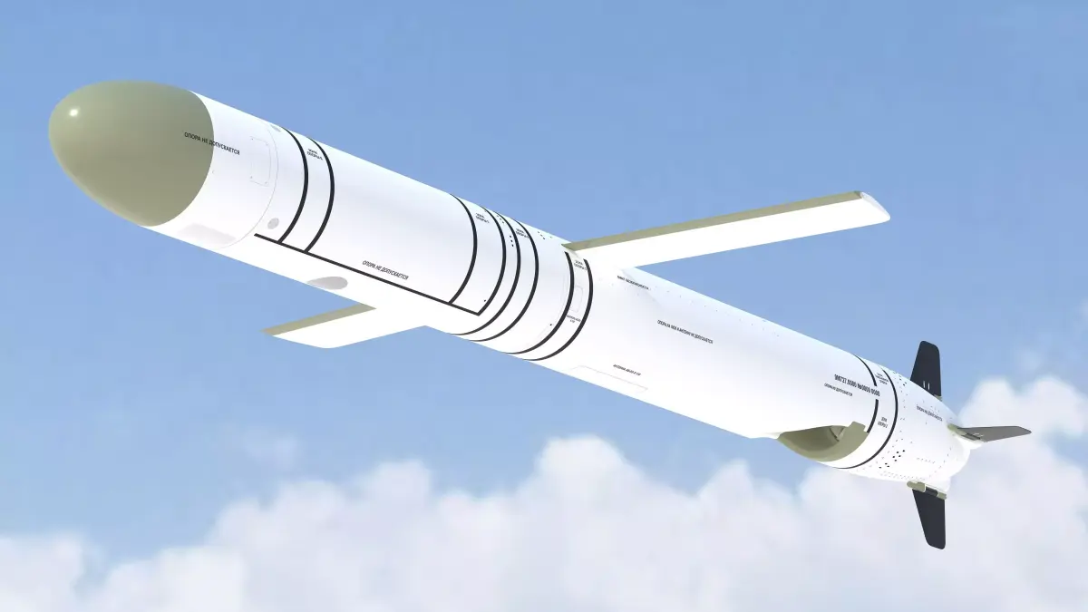 9M727 version of R-500 missile for Iskander-K system 3D model