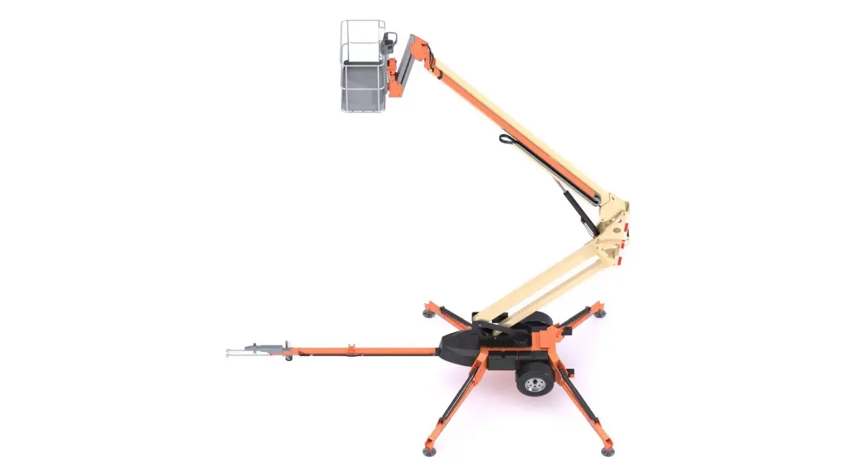 JLG T500J Towable Boom Lift 3D model