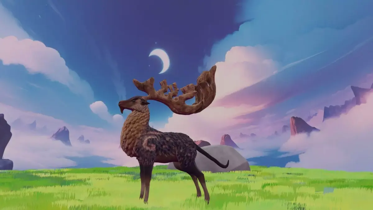 Stylized deer Game ready Low-poly 3D model