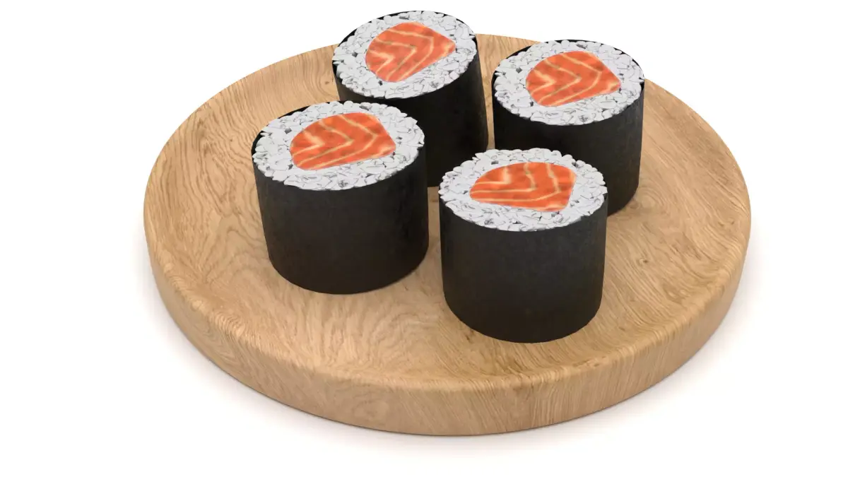 Set of Sushi 3D model
