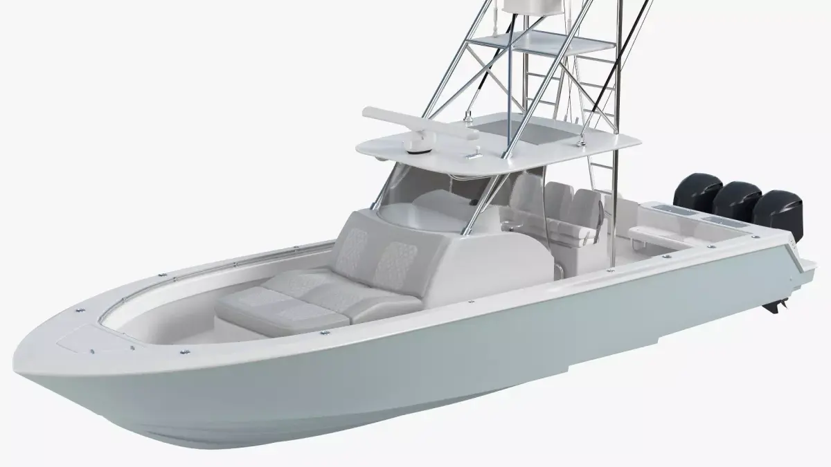 Sport Fishing Boat 3D model purchase