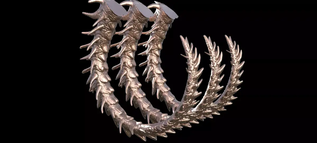 Armageddon Dragon Tail 3D model