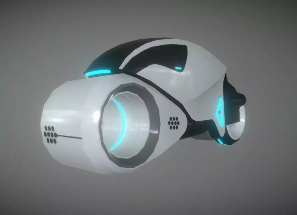 Legacy Classic Light Cycle Low-poly 3D model