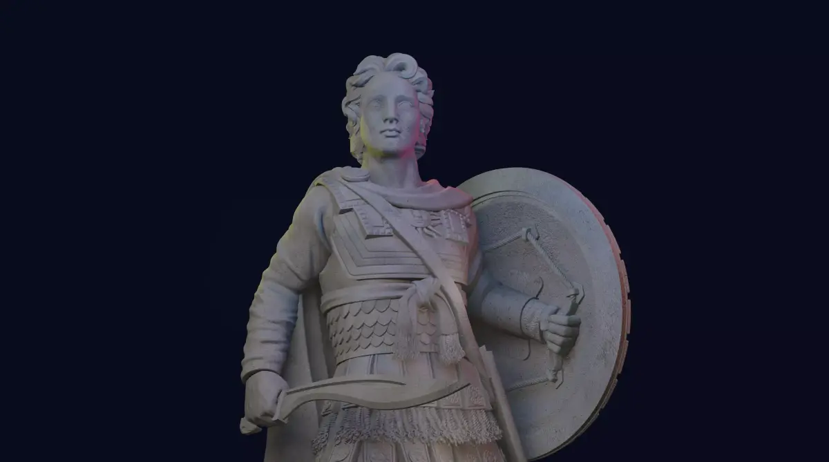 Alexander the Great Sculpture 3D print model