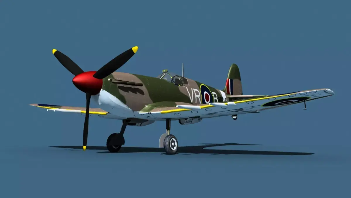 Supermarine Spitfire Mk5C V03 RAF 3D model