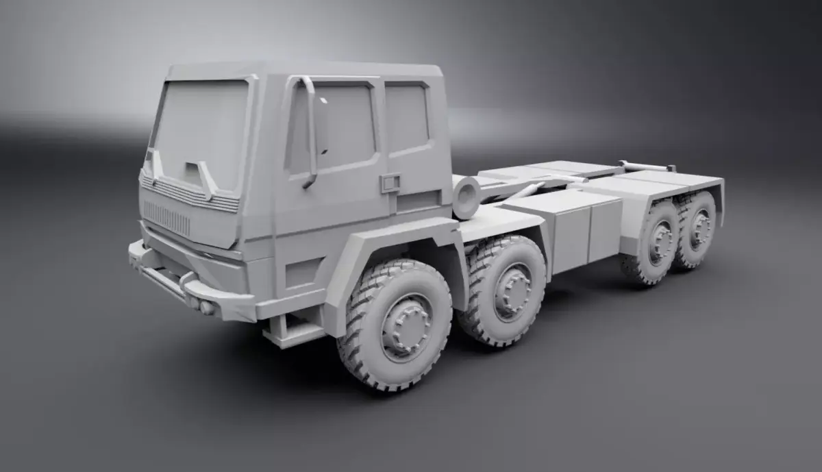 DAF DROPS Truck Scale Model 3D print model