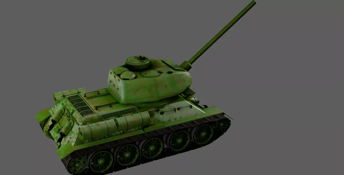 T34 Tank 3D model purchase