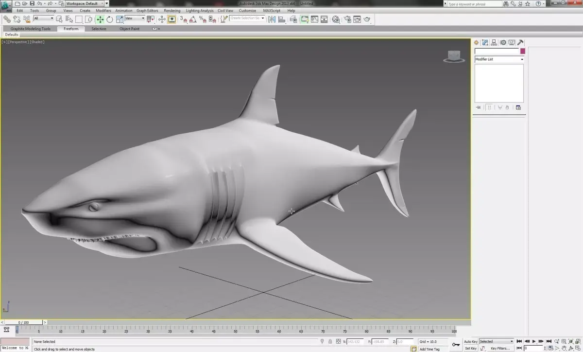 Shark 3D model 5
