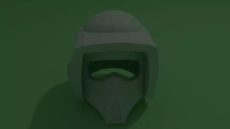 lego stormtrooper helmet Free 3D model