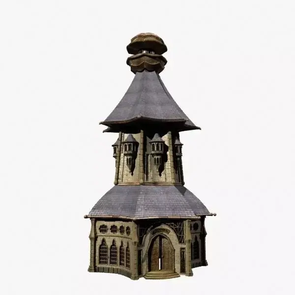 Little chirch 3D model