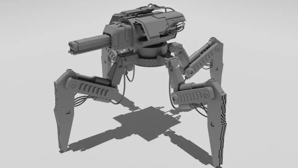 Sci-fi guard of your military  3D print model