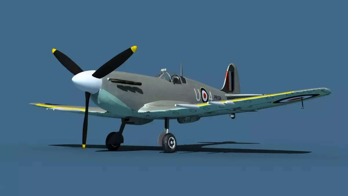 Supermarine Spitfire Mk5C V05 RAF 3D model