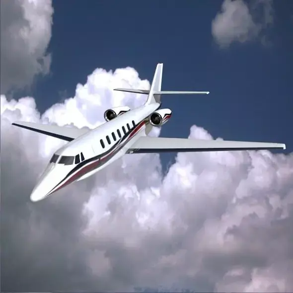Cessna Citation Sovereign business jet 3D model