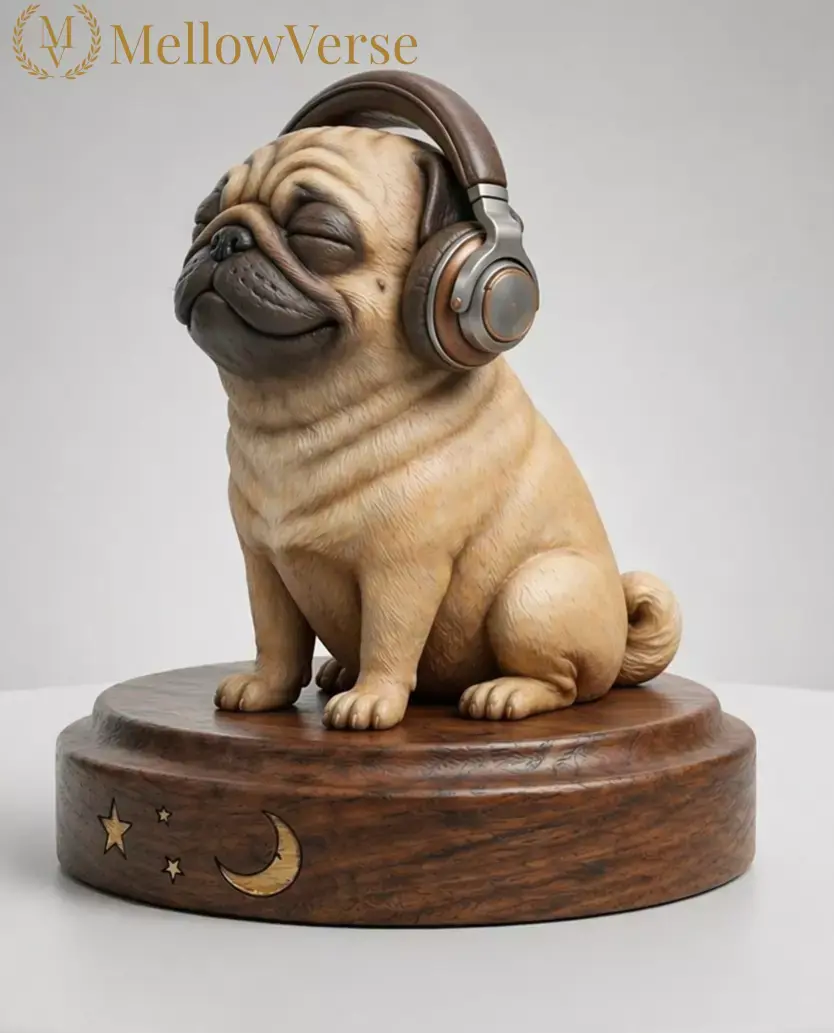 Chill Pug Herb Grinder-2 Part Magnetic - MellowVerse 3D print model