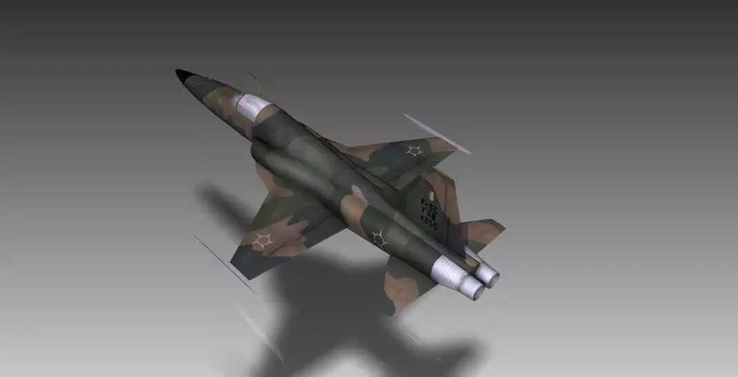 F-5E Tiger Brazil Low-poly 3D model