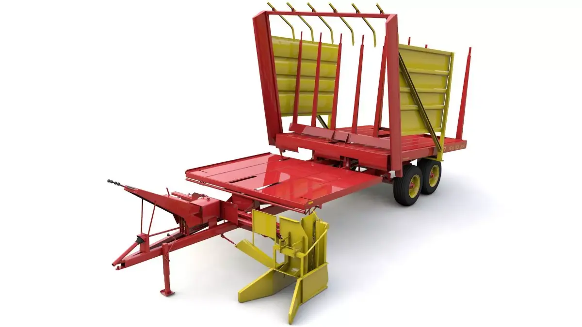 New Holand 1037 Bale Wagon A0014 3D model