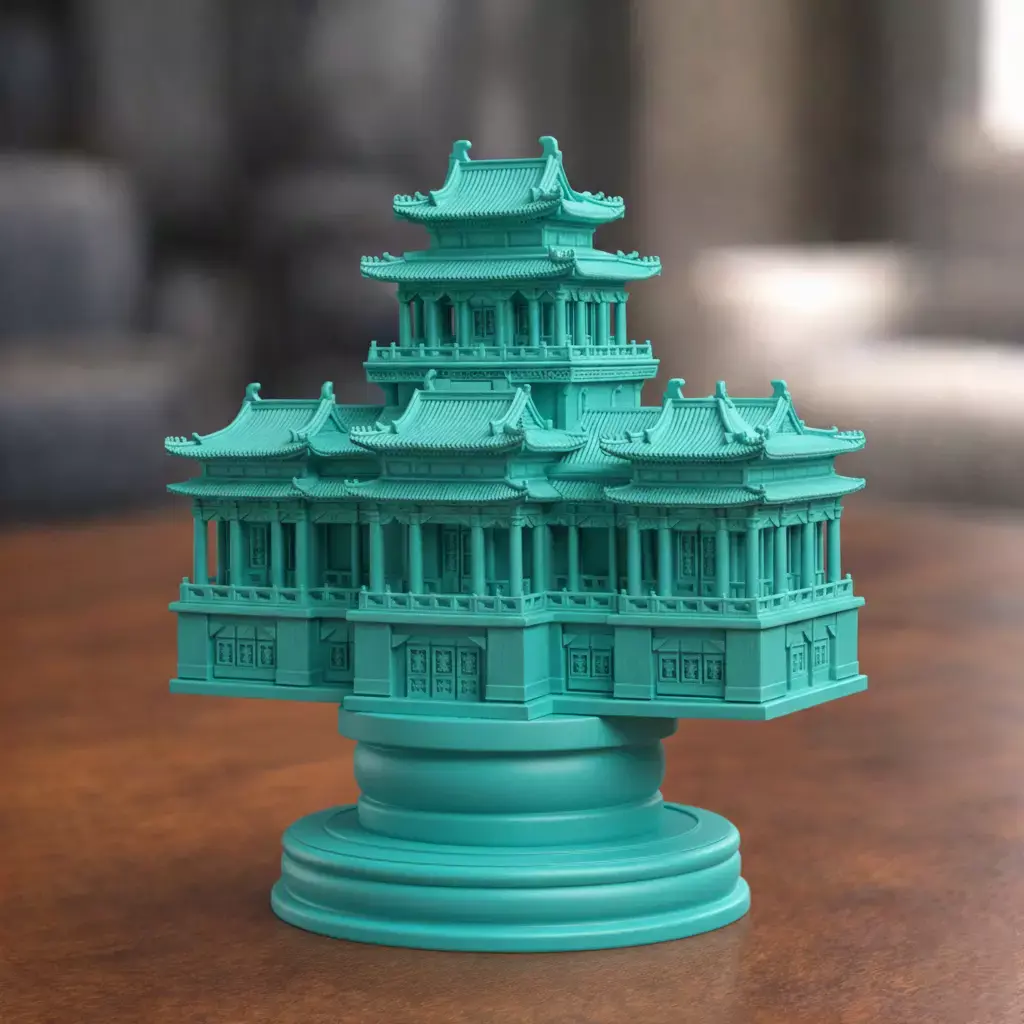 Chinese Zhongnanhai Palace Rook Chess Piece 3D print model