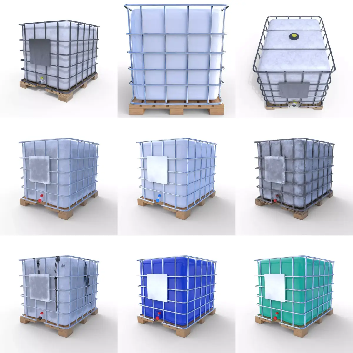 IBC Container Pack 3D model