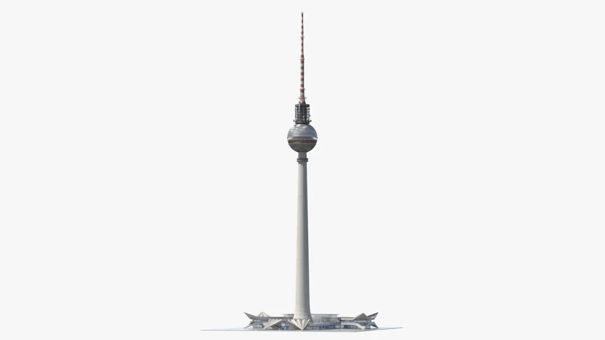 Television Tower Berliner Fernsehturm 3D model