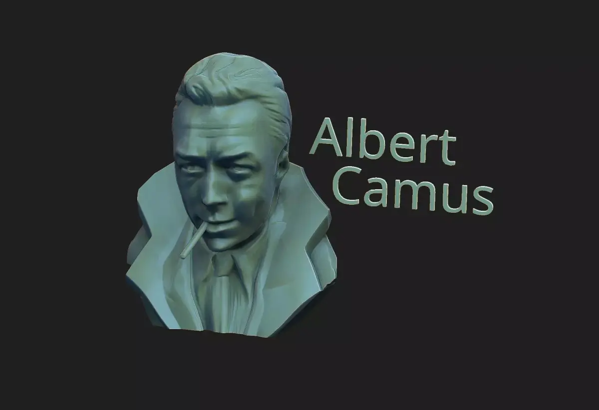  Albert Camus 3D print model