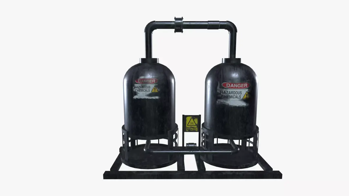 Chemical Tank 3D model buy