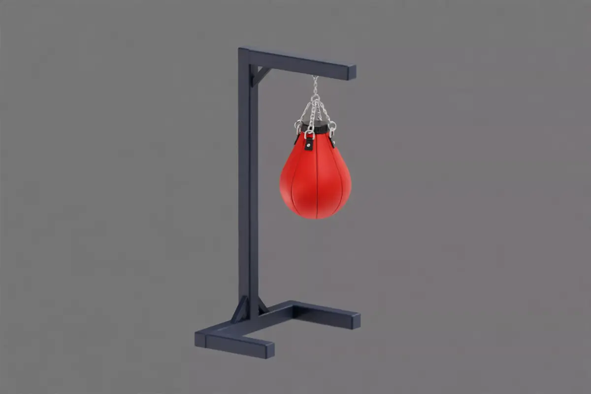 Punching Bag Low-poly 3D model 2