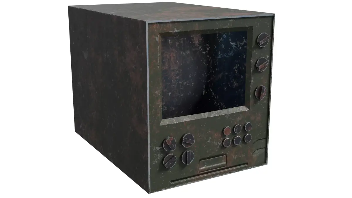 Military Device 02 - Low Poly Game Ready Low-poly 3D model