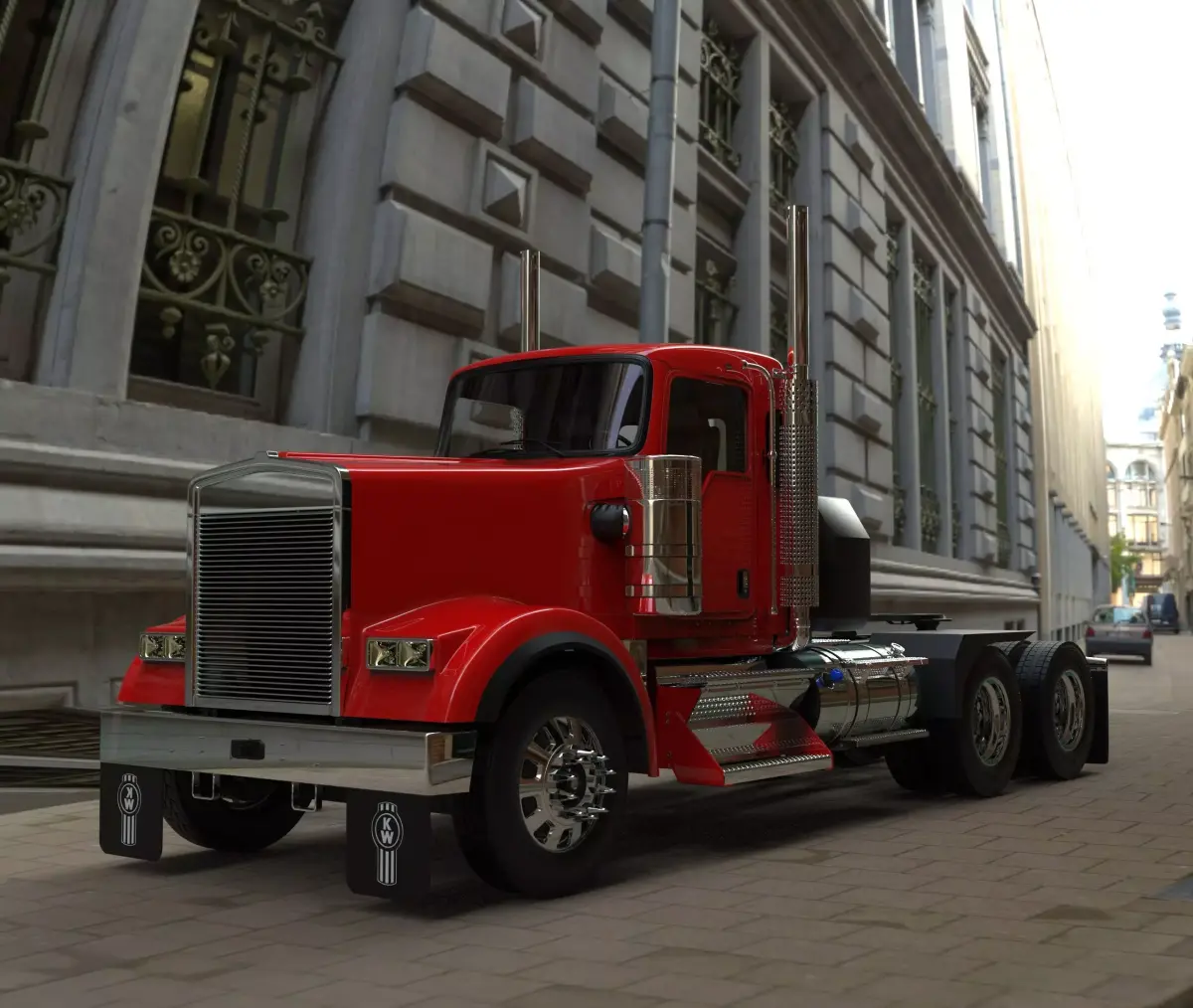 Kenworth W900L 2022 3D model