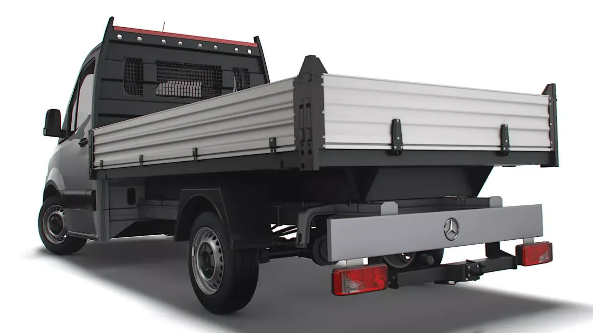 Mercedes Benz Sprinter Dropside 2023 3D model
