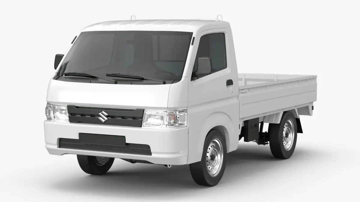 White Carry Truck by Suzuki Simplified 3D model