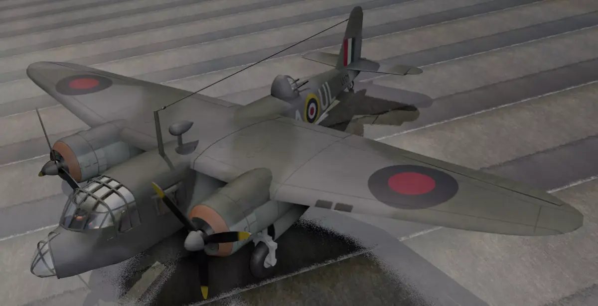 Blackburn B-26 Botha Mk-1 3D model