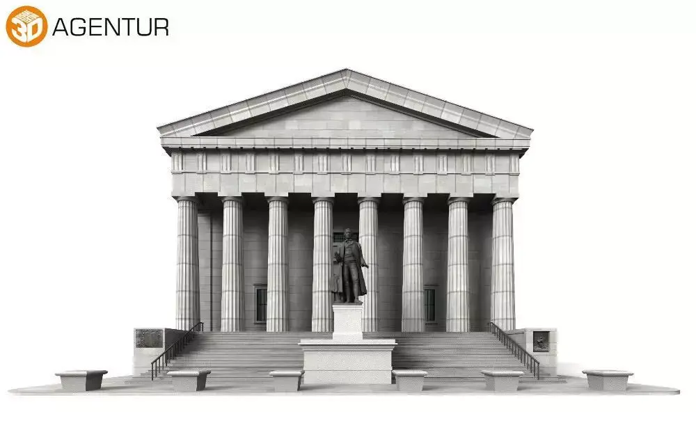 Federal Hall New York - 3D Building Models 3D model