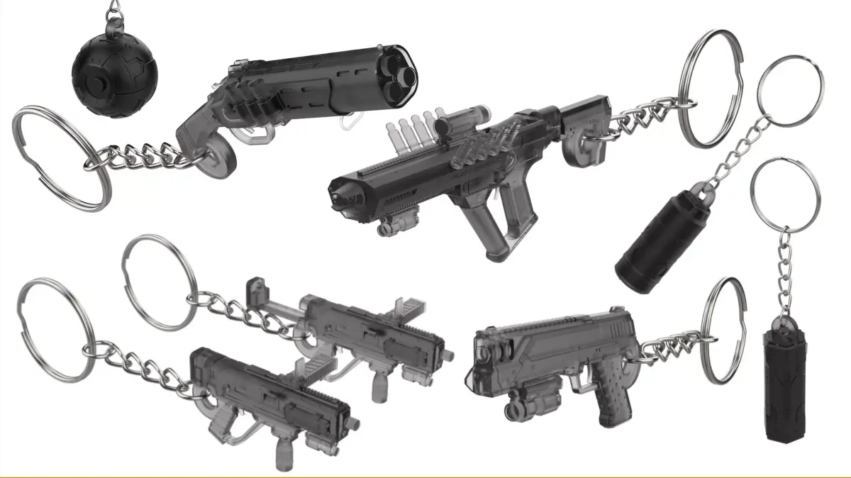 Helldivers Keychains Bundle - 7 Printable STLs - Commercial Use 3D print model