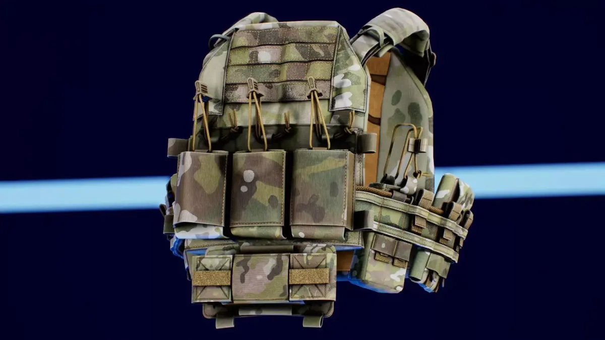 Thorax Plate Carriers Low-poly 3D model