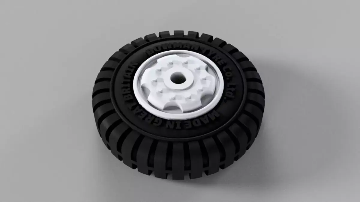 Lumar Toy Powerhouse Crane Wheel 3D print model
