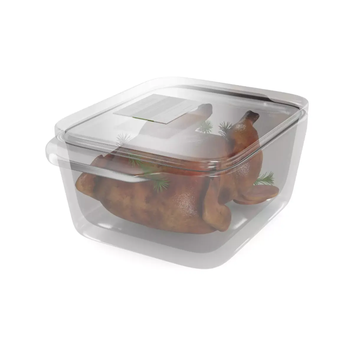 Dried meats Smoked Turkey Breast 3D model purchase