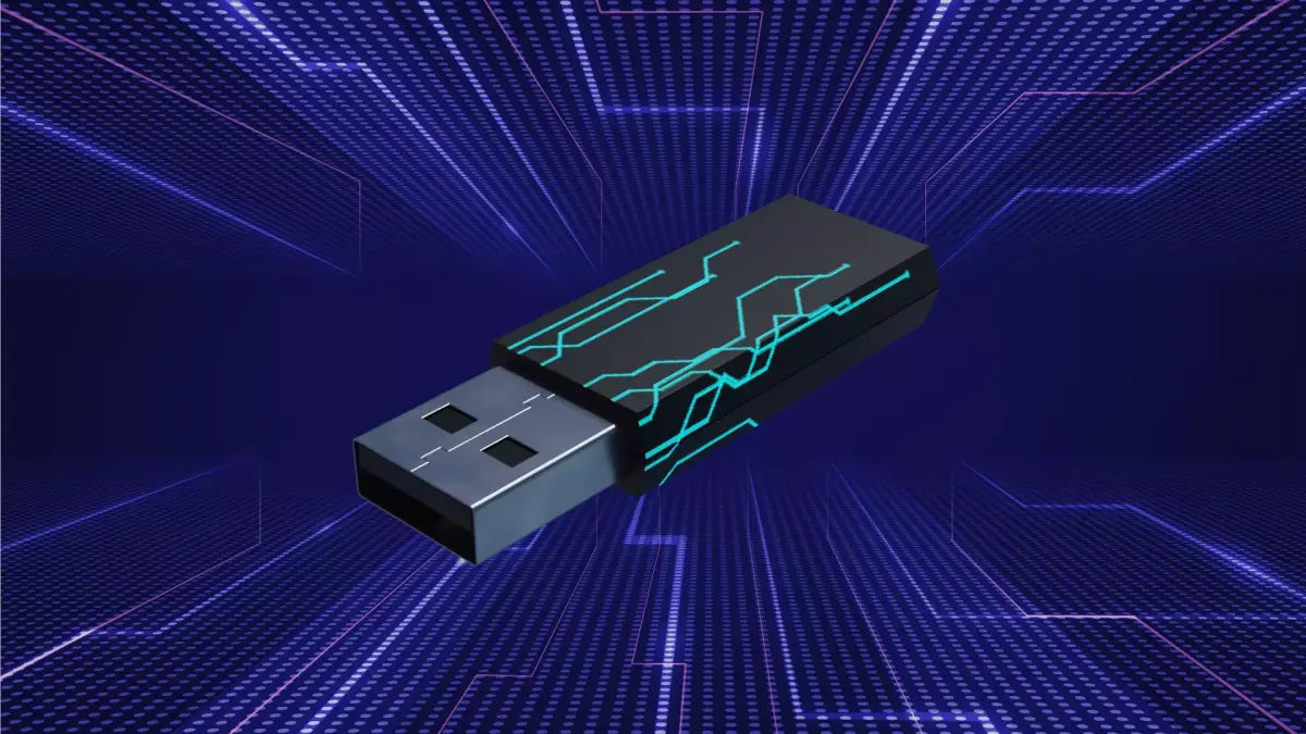 Futuristic USB drive 3D model