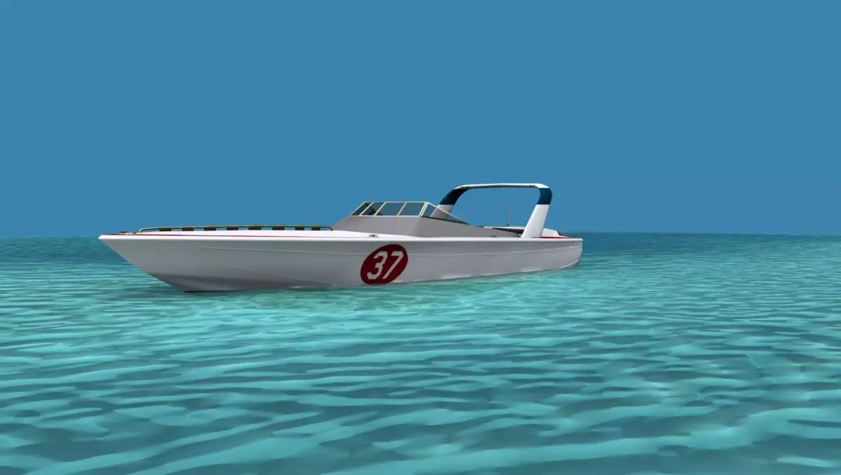 Phazer 38 Cigarette Boat V06 3D model