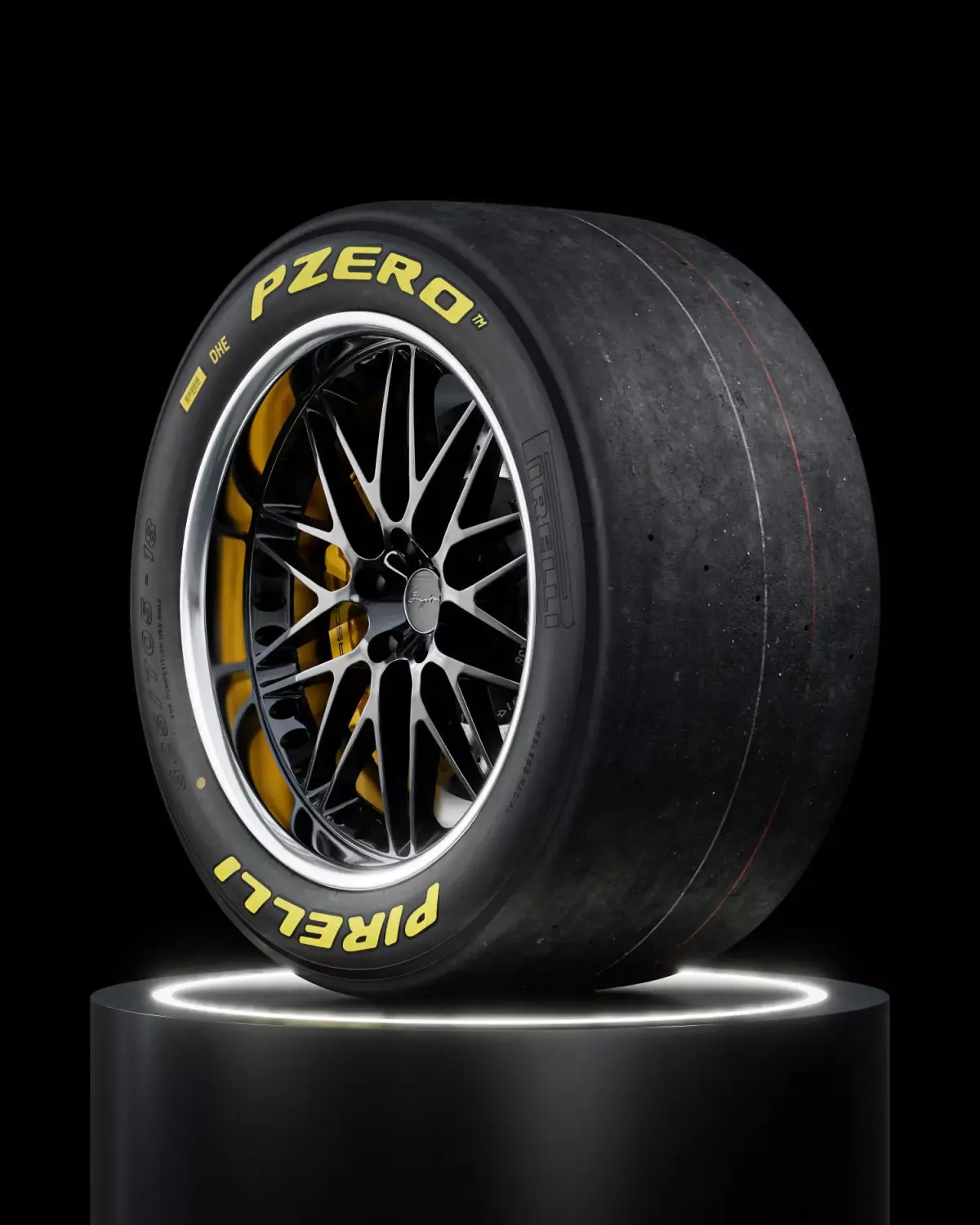 Pirelli DHE 325 705 R18 3D model
