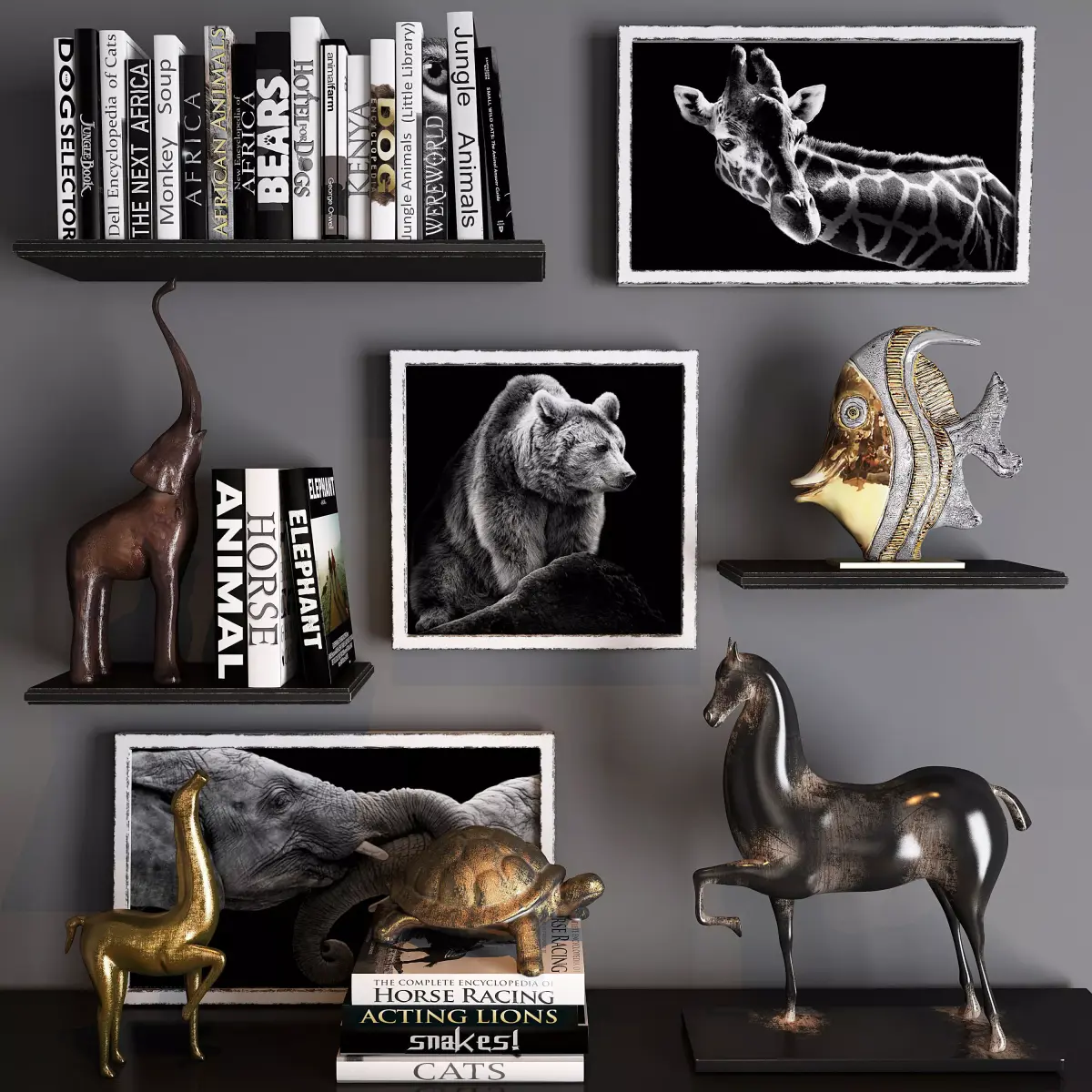Decor set 23 3D model