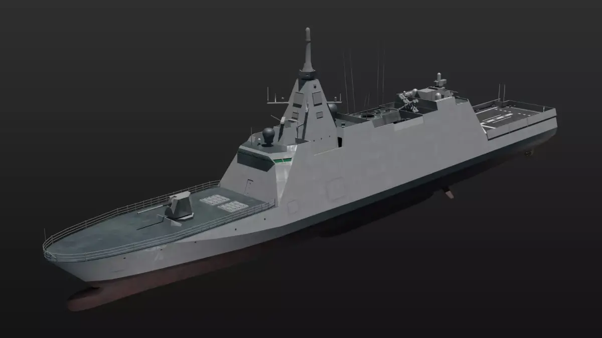 3D JMSDF Mogami class frigate 3D model