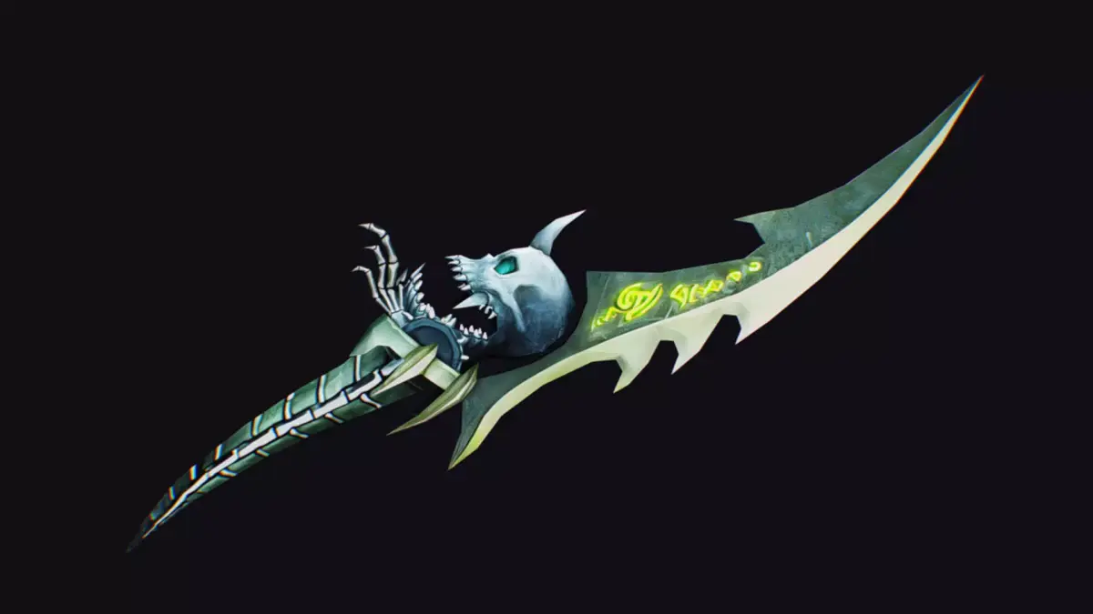Dagger Bone Short Blade Demonic Sharpener Wedge Grinding Rusty Low-poly 3D model