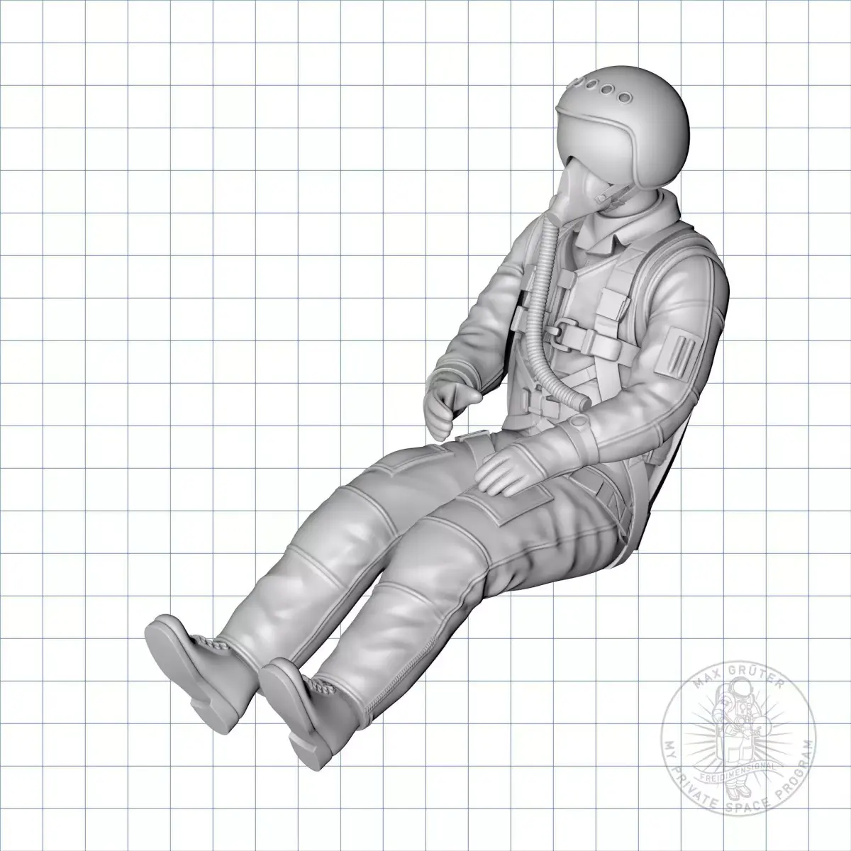 RUSSIAN JET-PILOT 3D print model