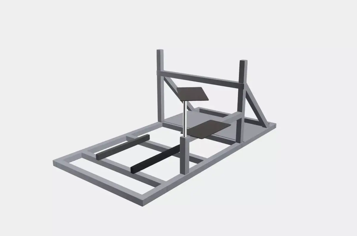 Sim Rig frame Free 3D model