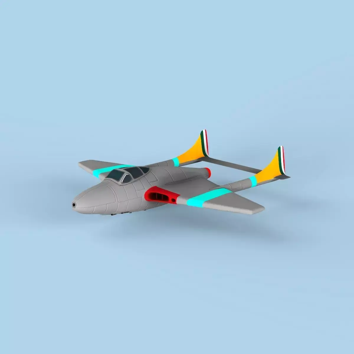 Jet plane 3D model