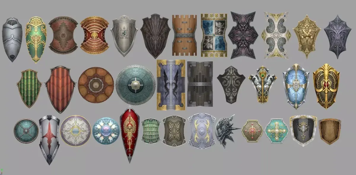 shield shields from legend of zelda Low-poly 3D model