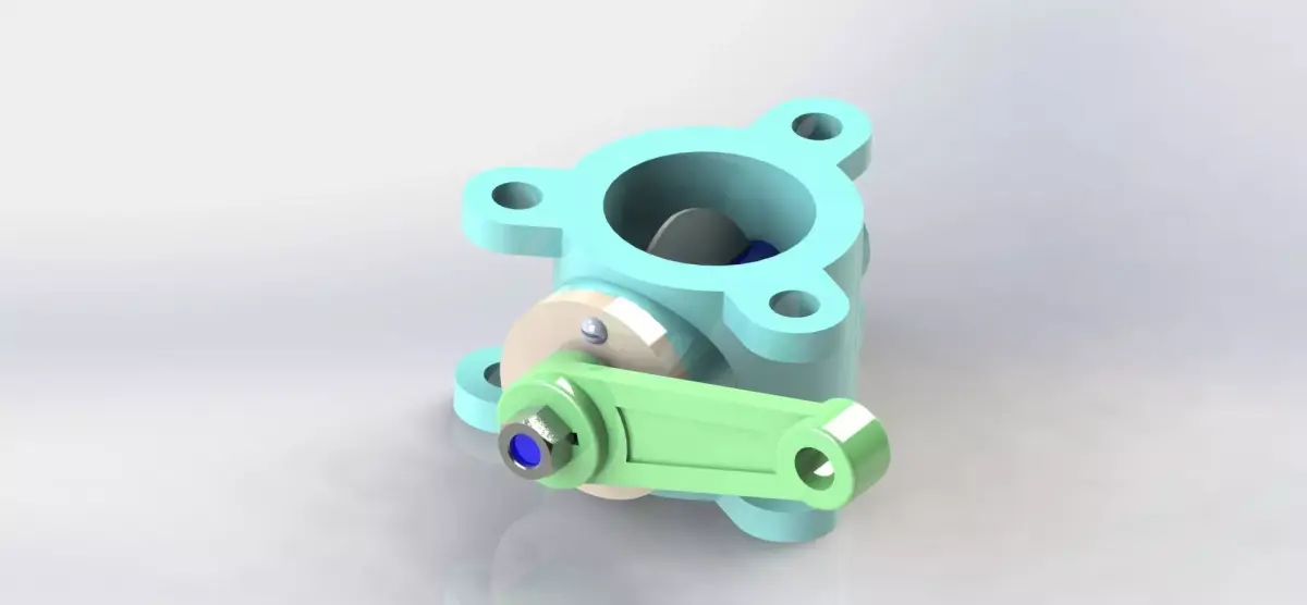 Butterfly Valve 3D model