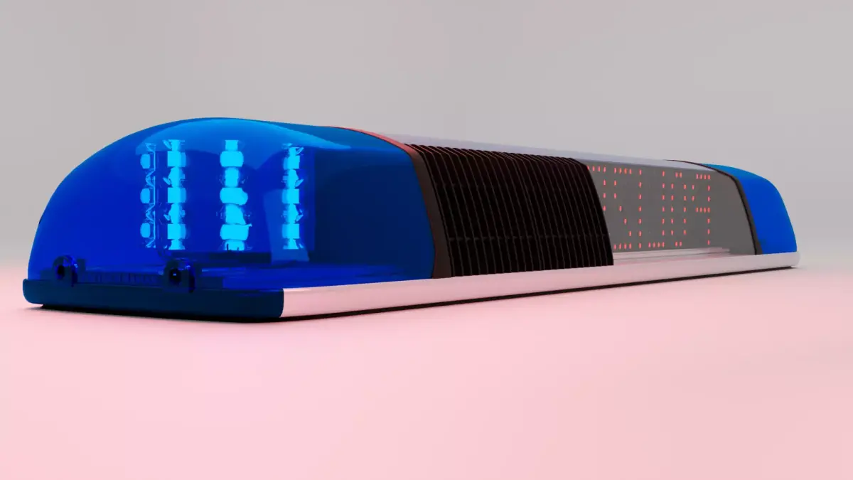 Pintsch Bamag Topas Lightbar 3D model