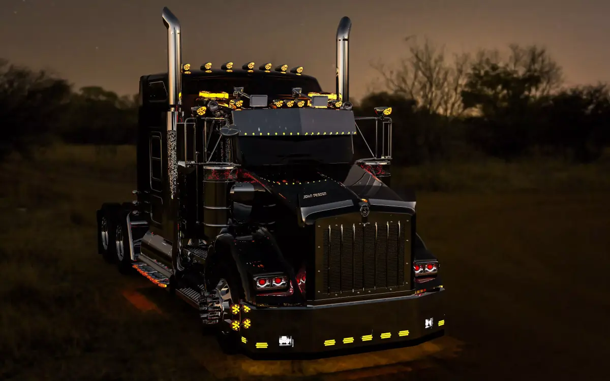 Kenworth T800 American Style JD 3D model