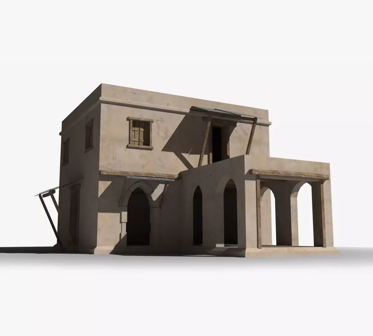 Arab x26 Low-poly 3D model